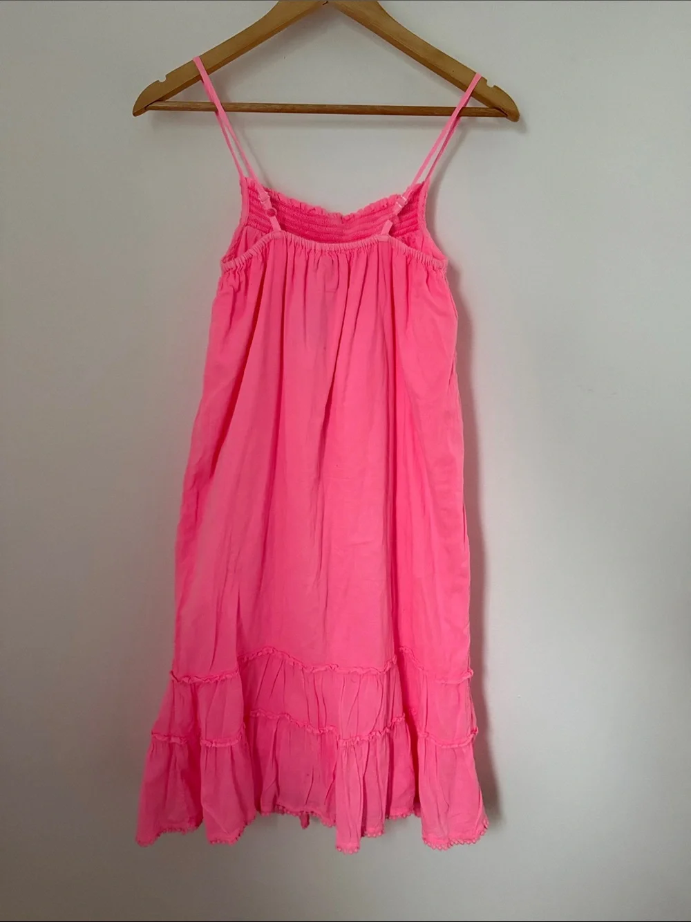 Old Navy sundress Bright Pink Spaghetti Strap Maxi Dress girls size large